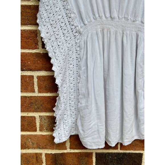 Seaspice Resort Wear Beach Swim Cover-Up Top Smock Waist White Size Small - Picture 3 of 12